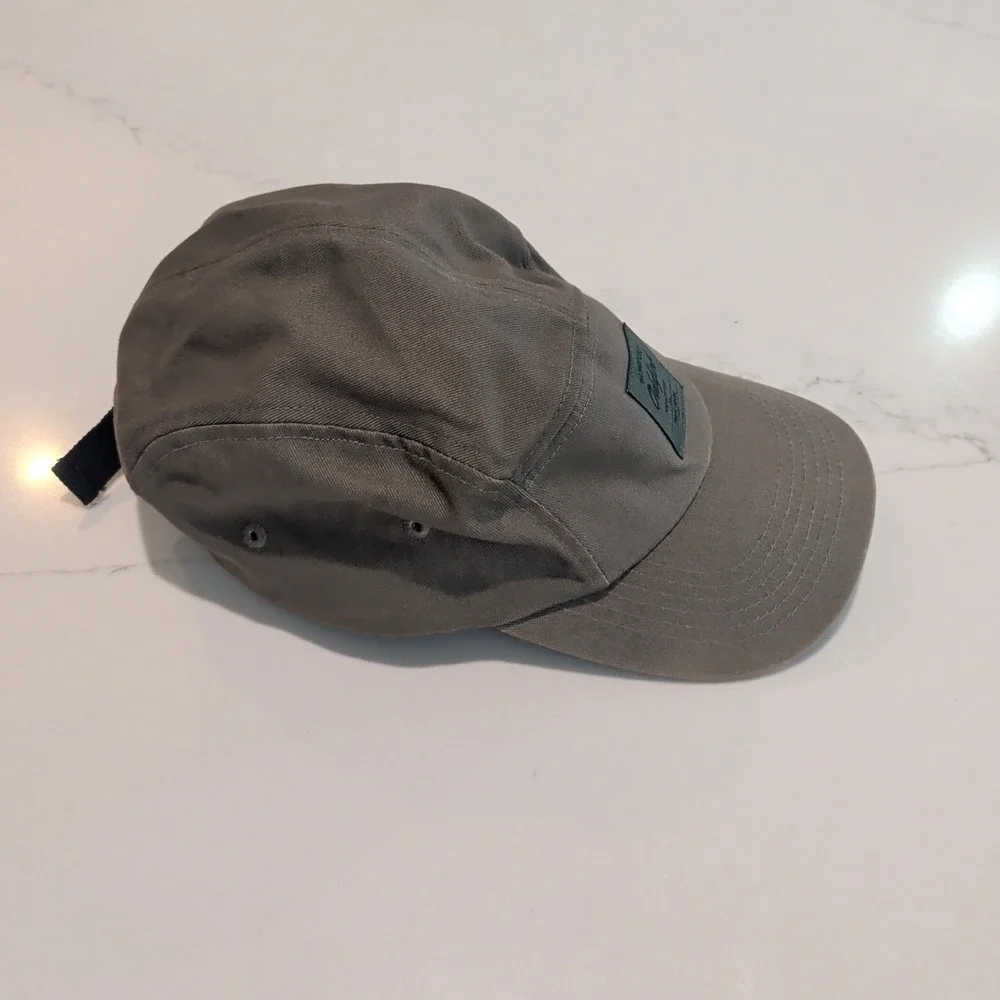 Oddjob Hat Cap Strap Back One Size Mens Olive Green Big Melon 5 Panel Cotton - Picture 2 of 6